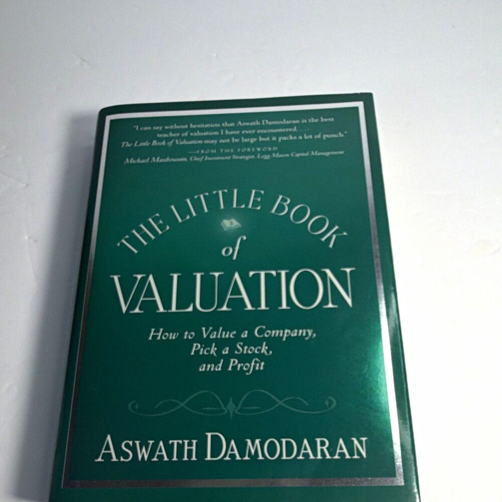Aswath Damodaran The Little Book of Valuation Hardcover Wiley 2011 Dust Jacket